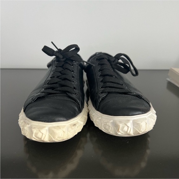 Stuart Weitzman Leather Sneakers - Picture 3 of 6